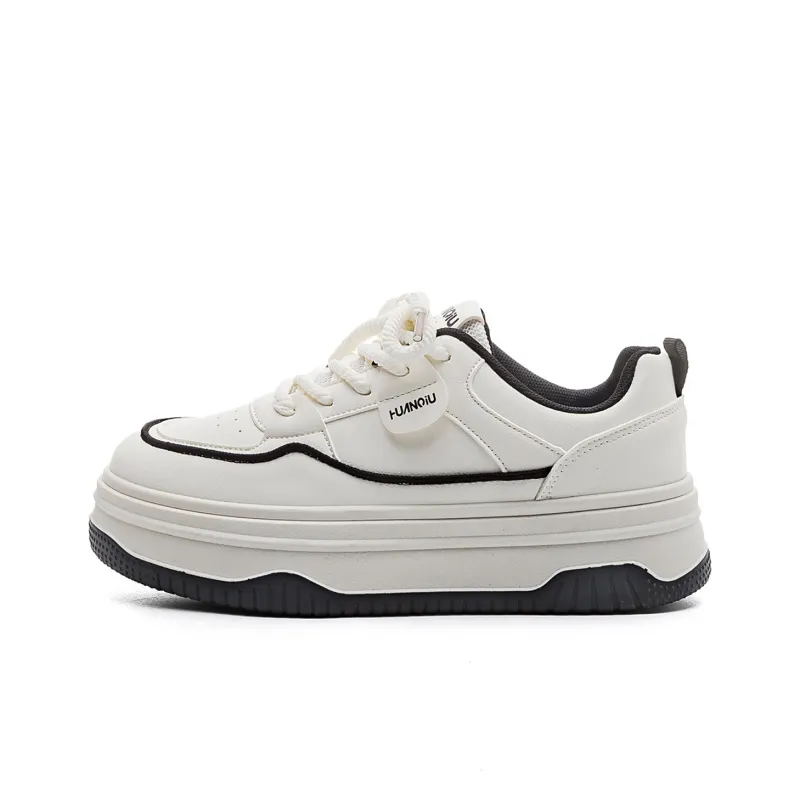 HUANQIU Non-slip Lightweight Low-Top Skateboard Shoes Women's-0