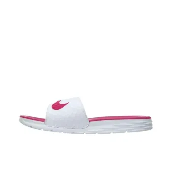 Nike Benassi Solarsoft Slide 2 White Fireberry Women's