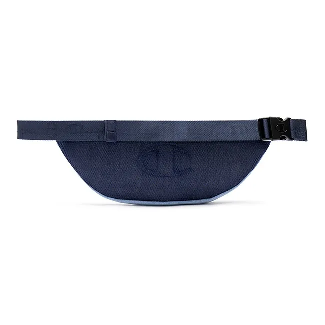 Champion Fabric Fanny Pack Small Size Unisex Blue/Ecru/Gray-2