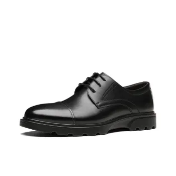 AOKANG Dress Shoes Men Low Top Black