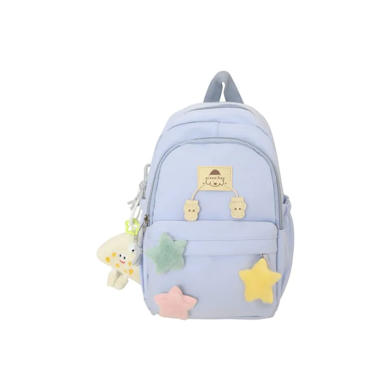 NIGEER Nylon Backpack Regular Women's Black/White/Yellow/Blue/Pink-7
