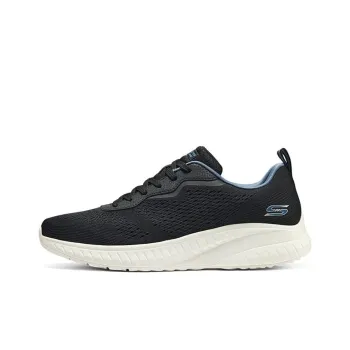 Skechers BOBS SQUAD CHAOS Slip Resistant Cushioning Low Top Casual Shoes Men's Black