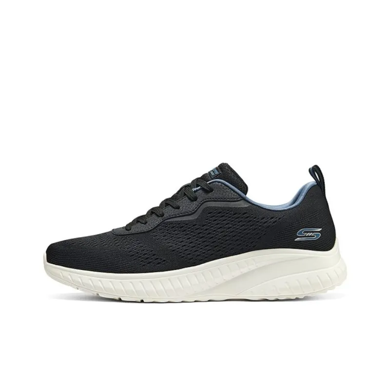 Skechers BOBS SQUAD CHAOS Slip Resistant Shock Absorbers Low Top Casual Shoes Men's Black-0