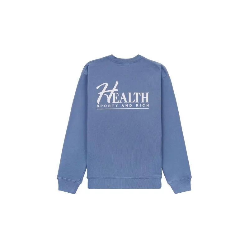 SPORTY & RICH Health Logo print Sweatshirt-1