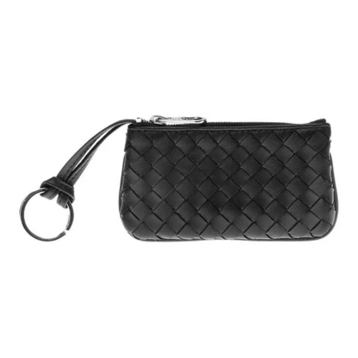 Bottega Veneta Intrecciato Sheepskin Envelope Bag Clutches Men's Black-4