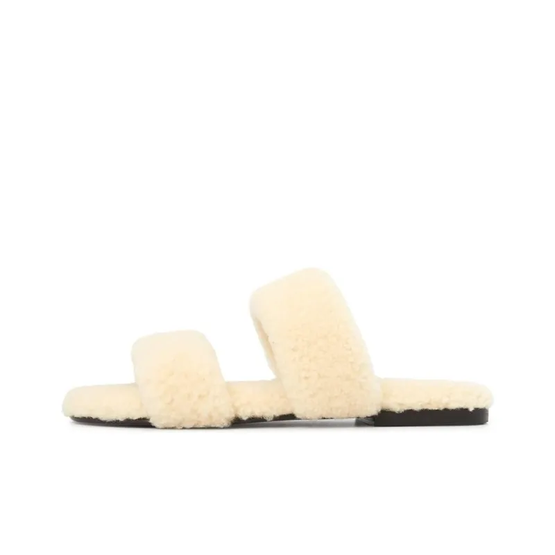 SAINT LAURENT Bleach Slip On Slides-0
