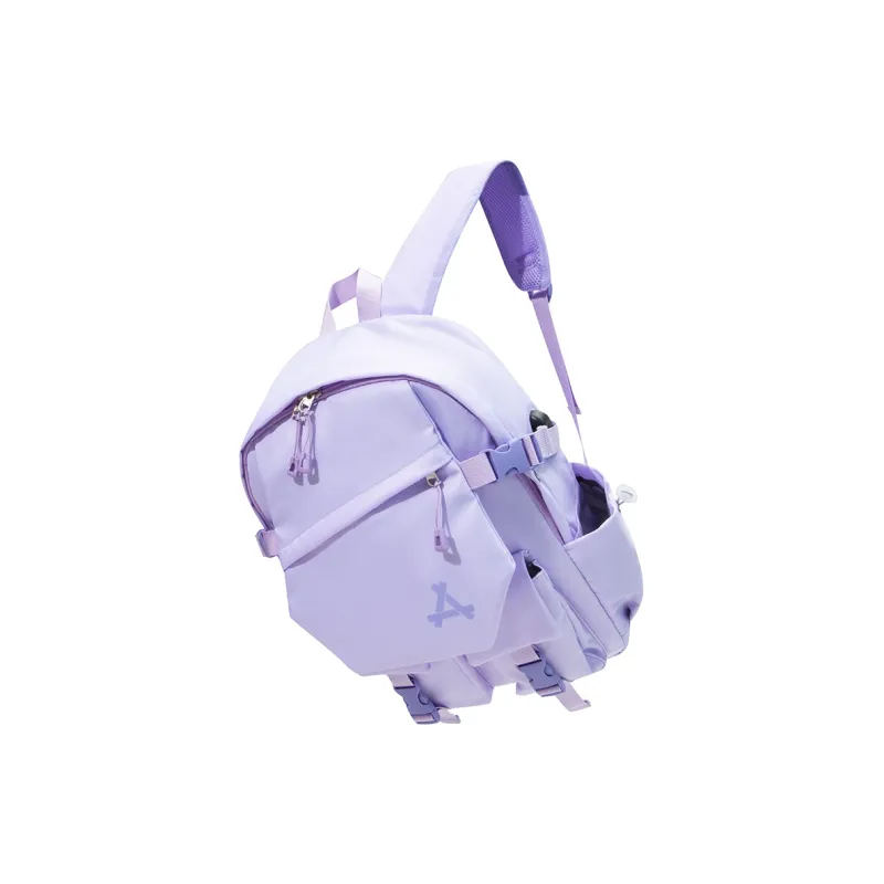 KONADCT Oxford/PU Backpack Large Size Unisex Black/Gray/White/Purple/Monogram/Coffee-19