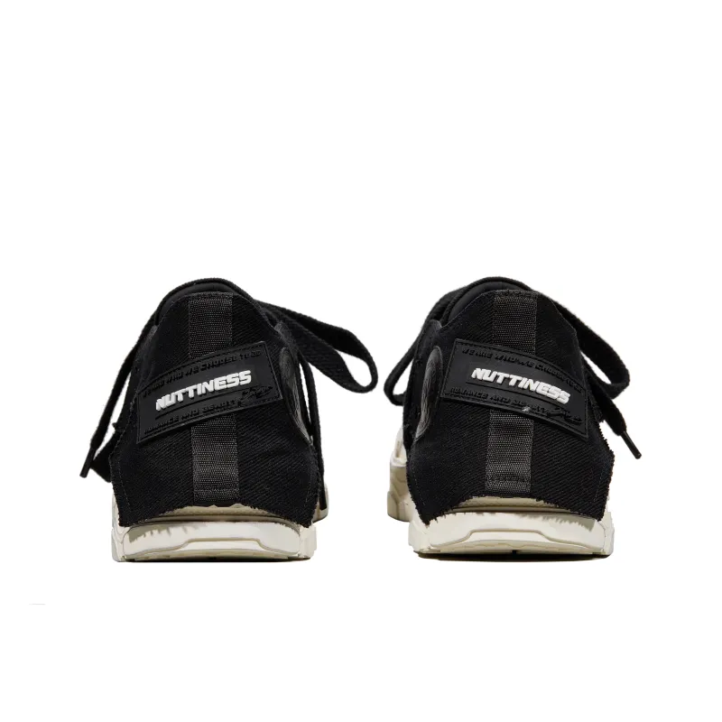 NUTTINESS Skateboard Shoes Unisex Low Top Black-6