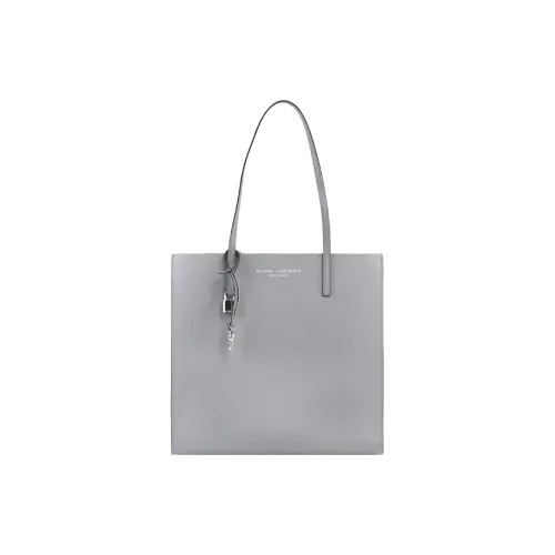 MARC JACOBS Leather Tote Bag Shopping Bag Shoulder Bag Handbag Women's Gray