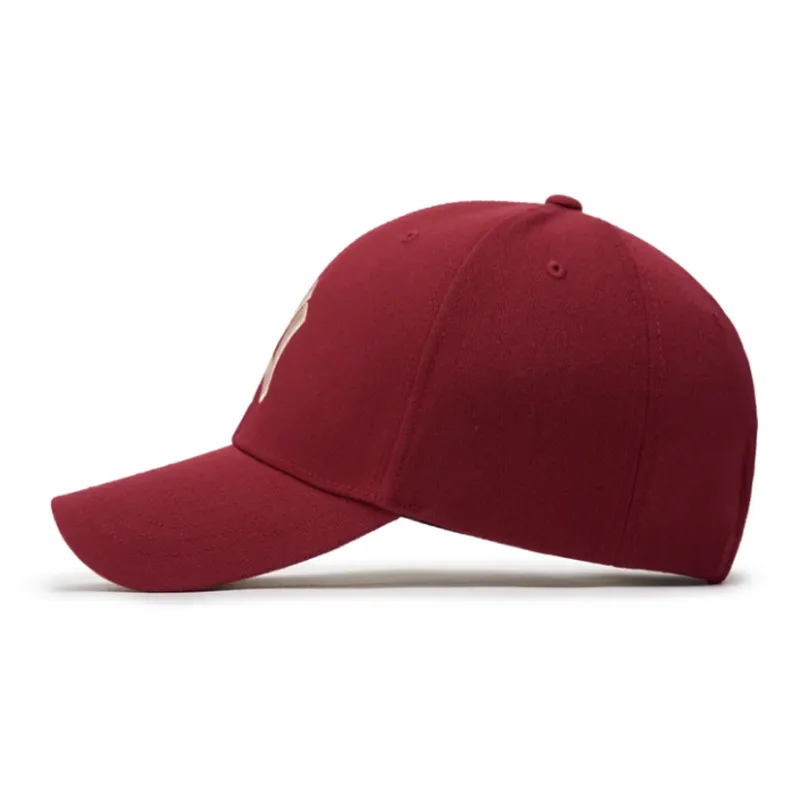 MLB Cotton, Polyester, Polyurethane Baseball Caps Unisex Red-1