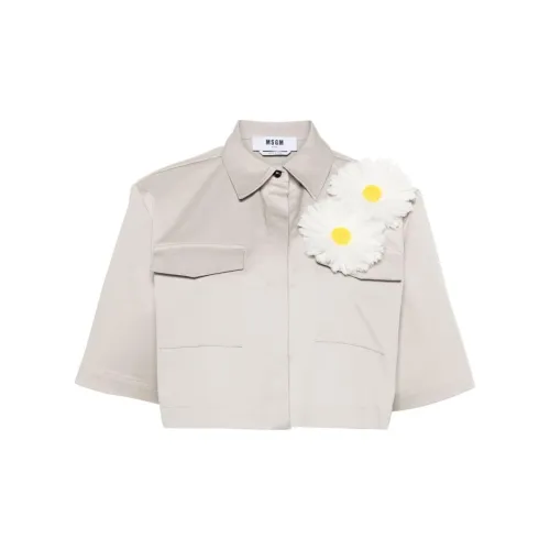 MSGM Shirts Women's Gray