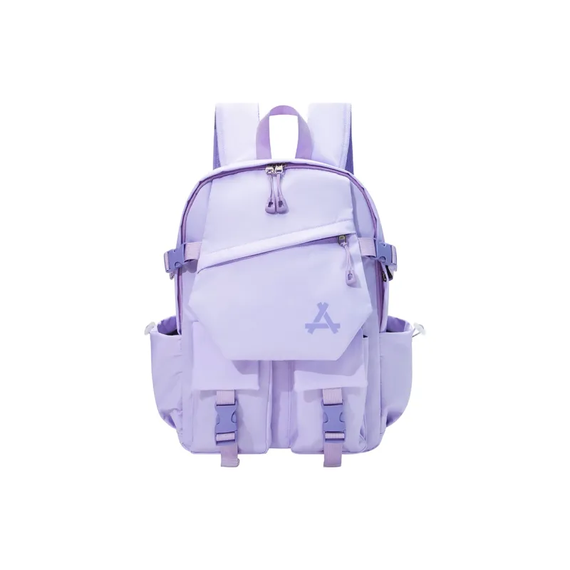 KONADCT Oxford/PU Backpack Large Size Unisex Black/Gray/White/Purple/Monogram/Coffee-17