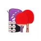 Penhold Grip 1 Pack+Shakehand Grip 1 Piece (Includes Table Tennis+Racket Cover)