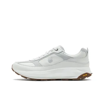 KSWISS Cushioning Slip Resistant Height Increasing Low Top Casual Shoes Men's White