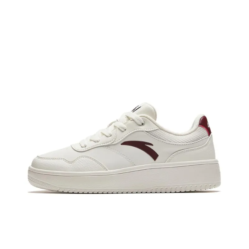 ANTA Skateboarding Series Sneakers 'White Red' Women's-0