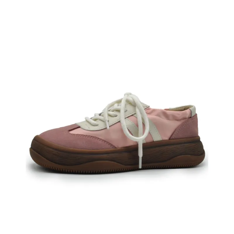 ARTMU Casual Shoes Women's Low Top Pink/Ecru-1