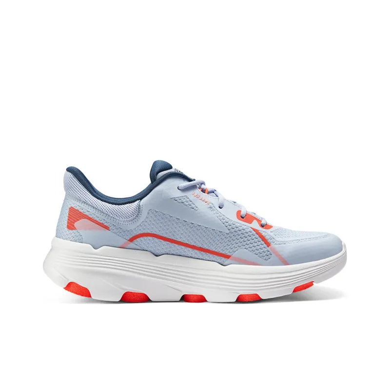 Skechers Cushioning Wear Resistant Low Top Casual Running Shoes Women's Blue Orange-1