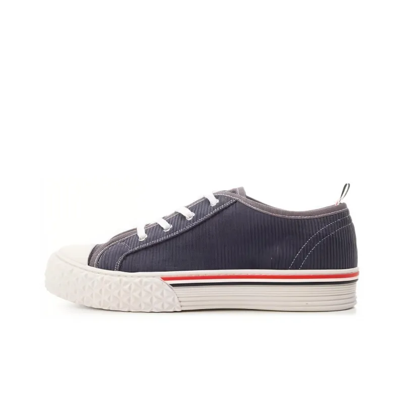 THOM BROWNE Round Toe Lace Up Sneakers-0