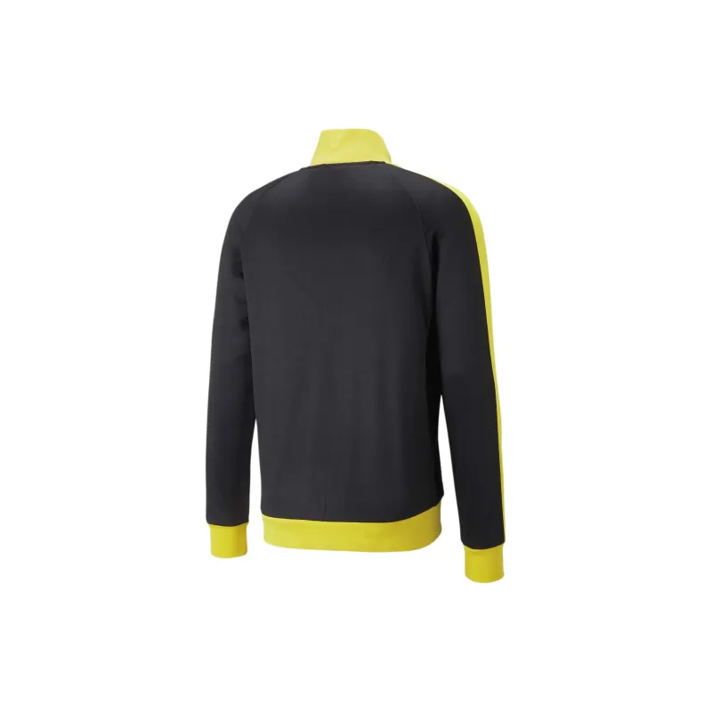 PUMA Jackets Coats Men's Black-Yellow-1