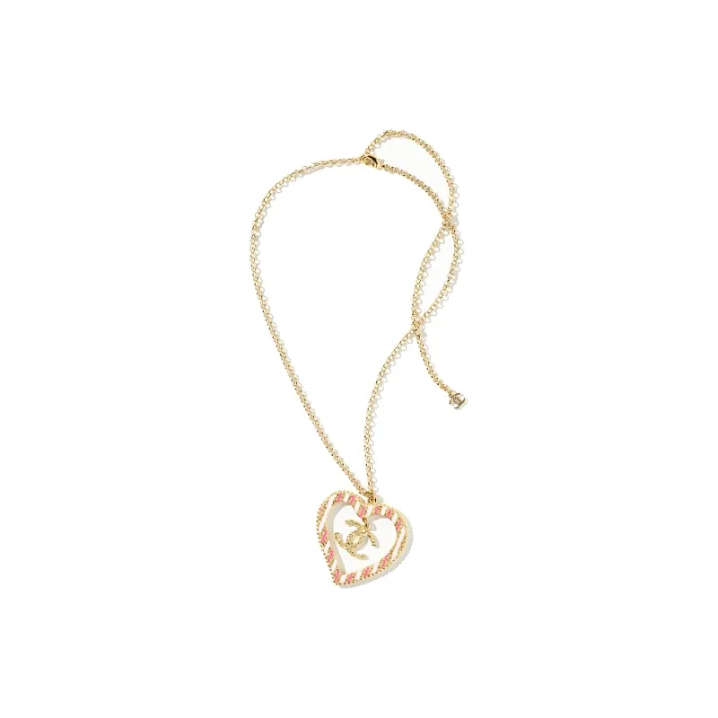 CHANEL Metal Necklaces Women's Gold-1