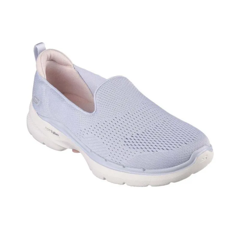Skechers Go Walk 6 Slip In Fabulous View 'Light Grey Pink' Women's-2