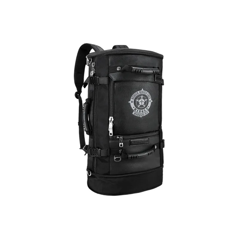 MingLu Oxford Backpack Regular Unisex Black-1
