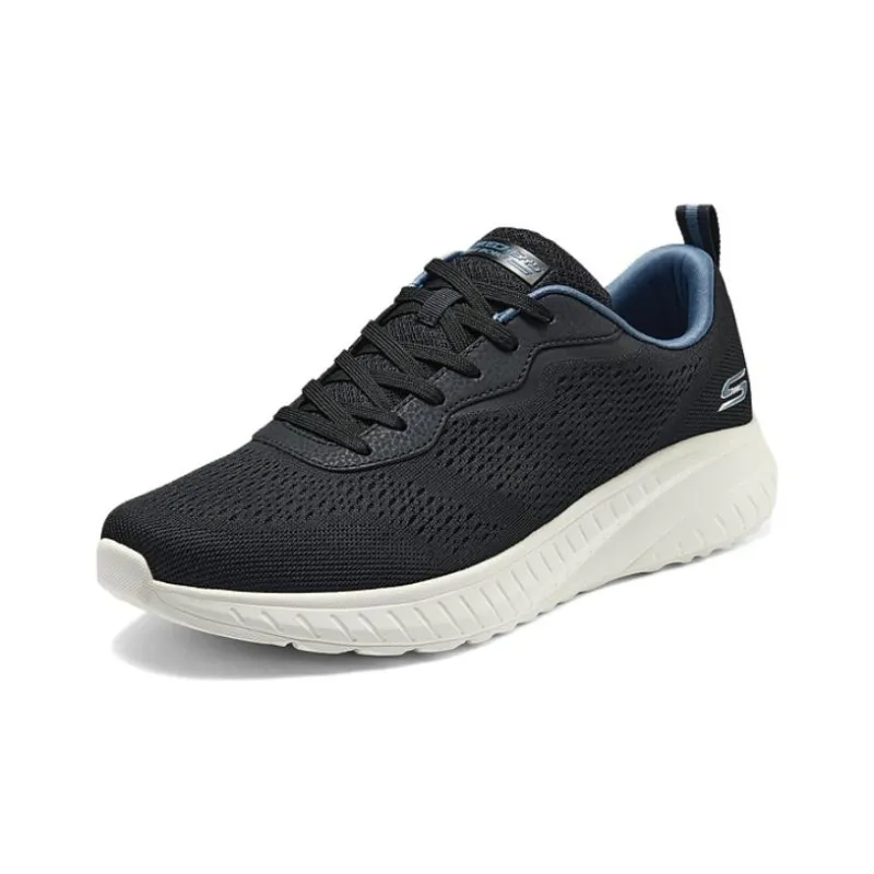 Skechers BOBS SQUAD CHAOS Slip Resistant Shock Absorbers Low Top Casual Shoes Men's Black-1