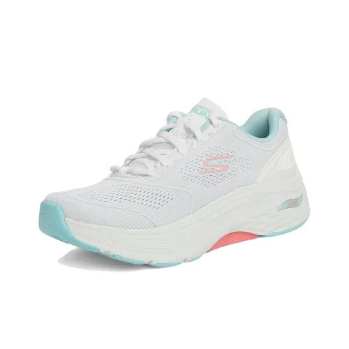 Skechers Max Cushioning Switchboard Cushioning Wear-Resistant Low-Top Casual Shoes Men's White