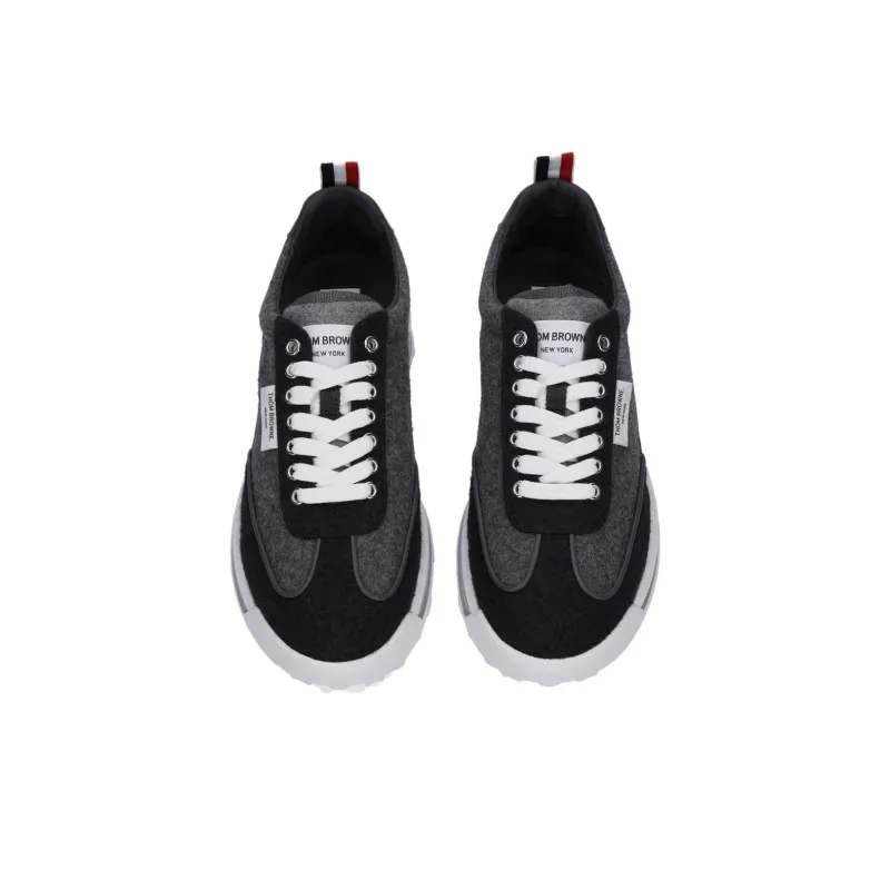 THOM BROWNE Tech Runner Lace Up Sneakers-4