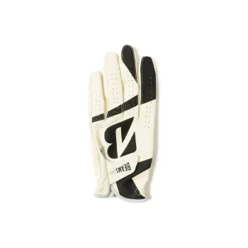Beams Artificial Leather Gloves Unisex Black/White