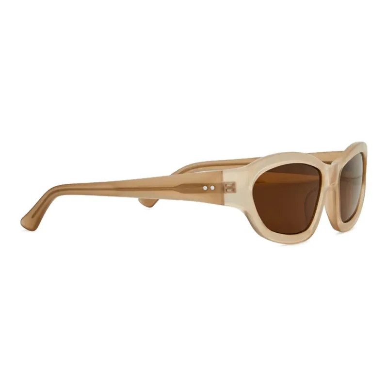 DRIES VAN NOTEN Irregular Shape Sunglasses Unisex Taupe-2