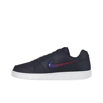 Nike EBERNON Low Slip-Resistant Coverage Low-Top Skateboard Shoes Unisex Black