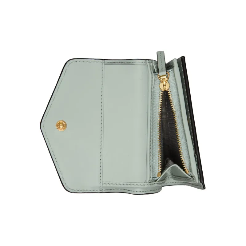 GUCCI Leather Wallet Medium Size Women's Light Green-5
