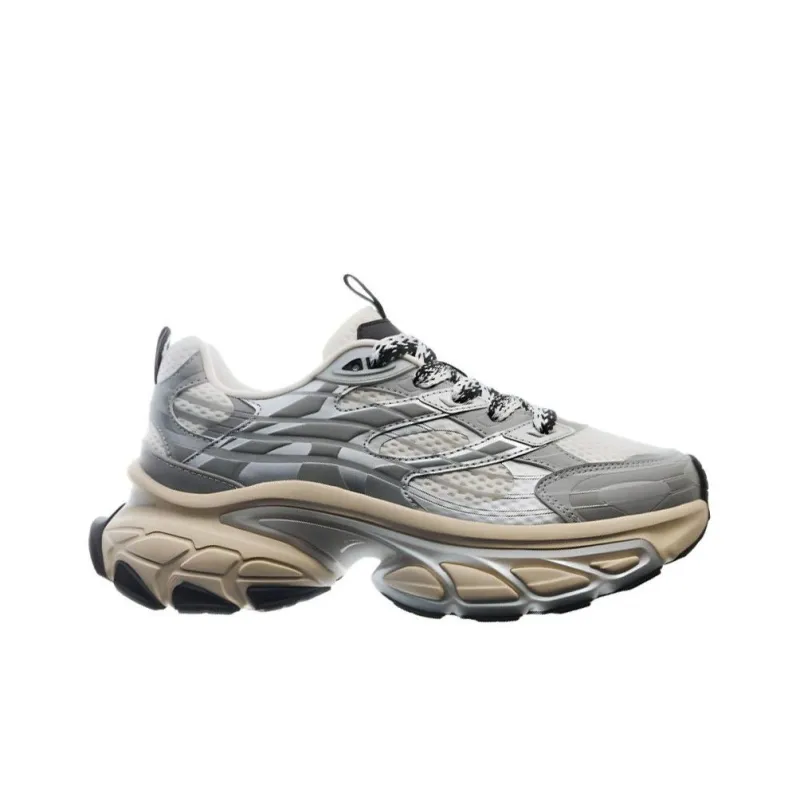 Anta Anti Slip Wear Resistant Low Top Casual Shoes Women's White Gray-1