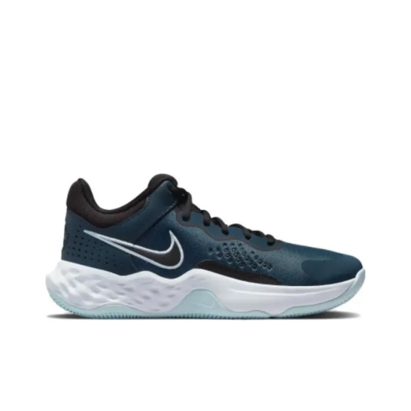 Nike Fly.By Mid 3 Cushioning Wear-Resistant Low-Top Basketball Shoes Men's Blue White-1