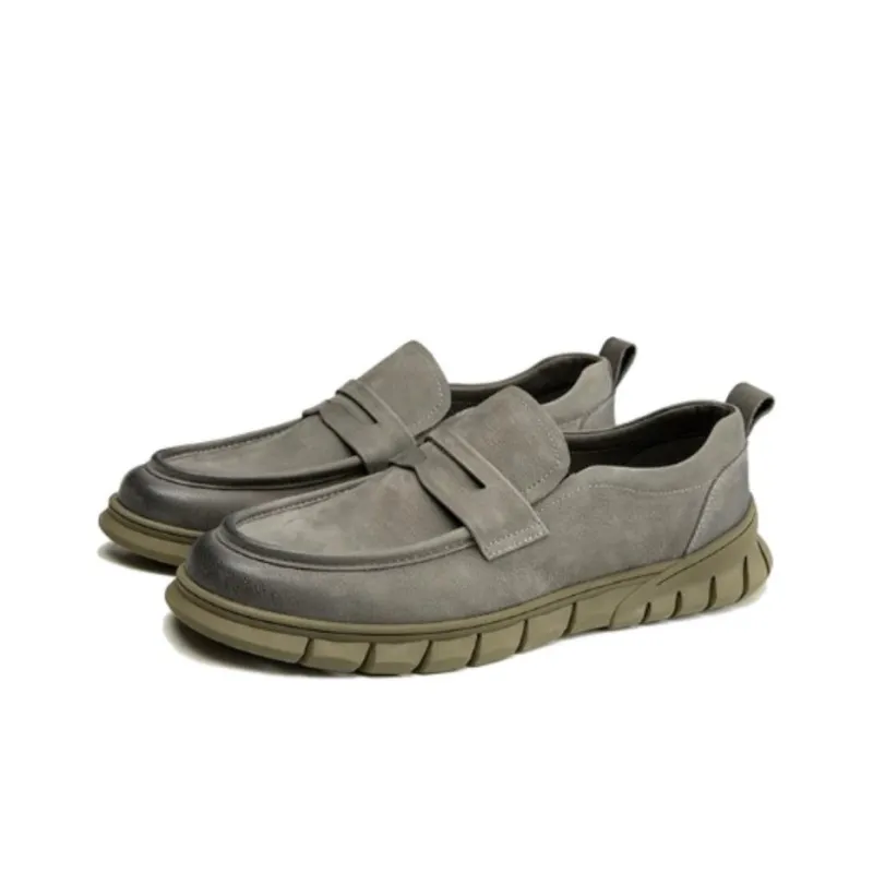 AOKANG Loafers Men Gray-2