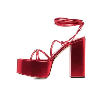 Paris Texas One-Strap Sandals 13cm Women's Red