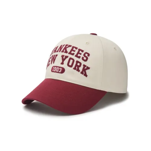 MLB Cotton Baseball Caps Unisex Red/Beige
