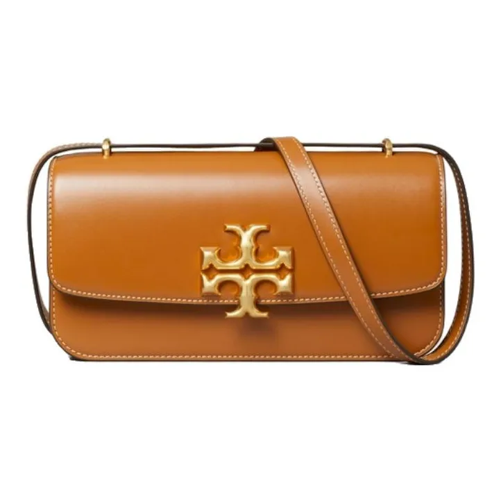 TORY BURCH Eleanor Small E/W Convertible Shoulder Bag Whiskey-0