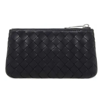 Bottega Veneta Intrecciato Sheepskin Envelope Bag Clutches Men's Black