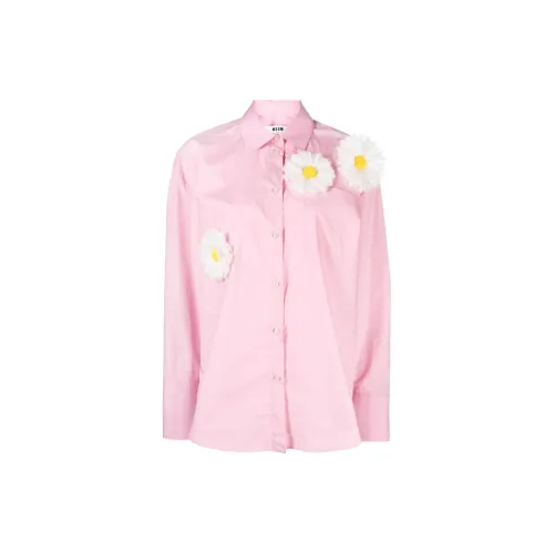 MSGM Shirts Women's Flamingo Pink