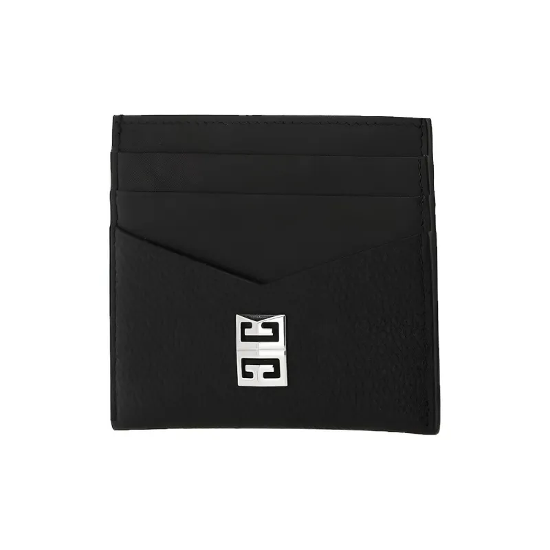 GIVENCHY Calfskin Card Holder, Wallet Men's Black-1