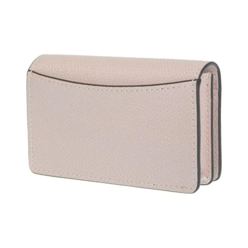 Furla Leather Card Holder Unisex Light Pink-2