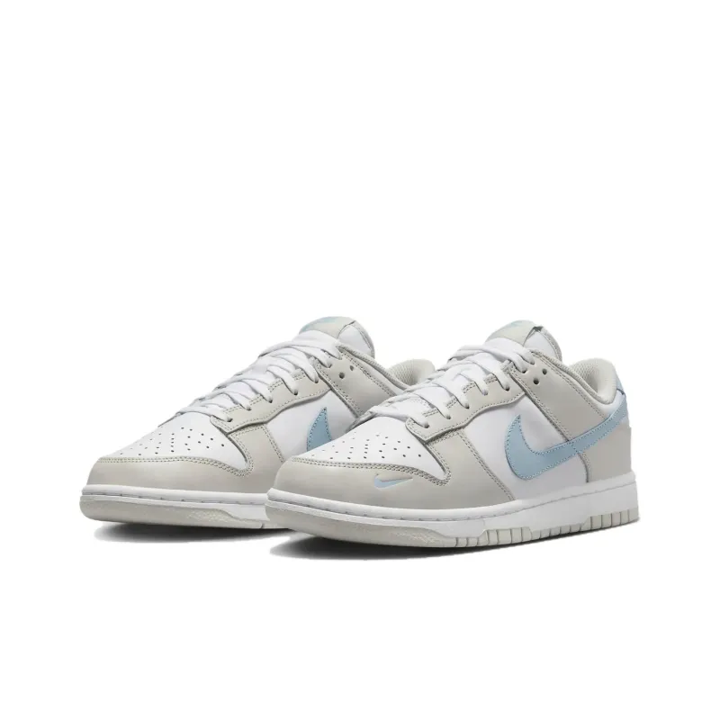 Nike Dunk Low Light Bone Armory Blue Women's-2