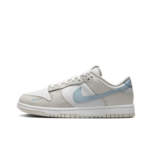 Nike Dunk Low Light Bone Armory Blue Women's