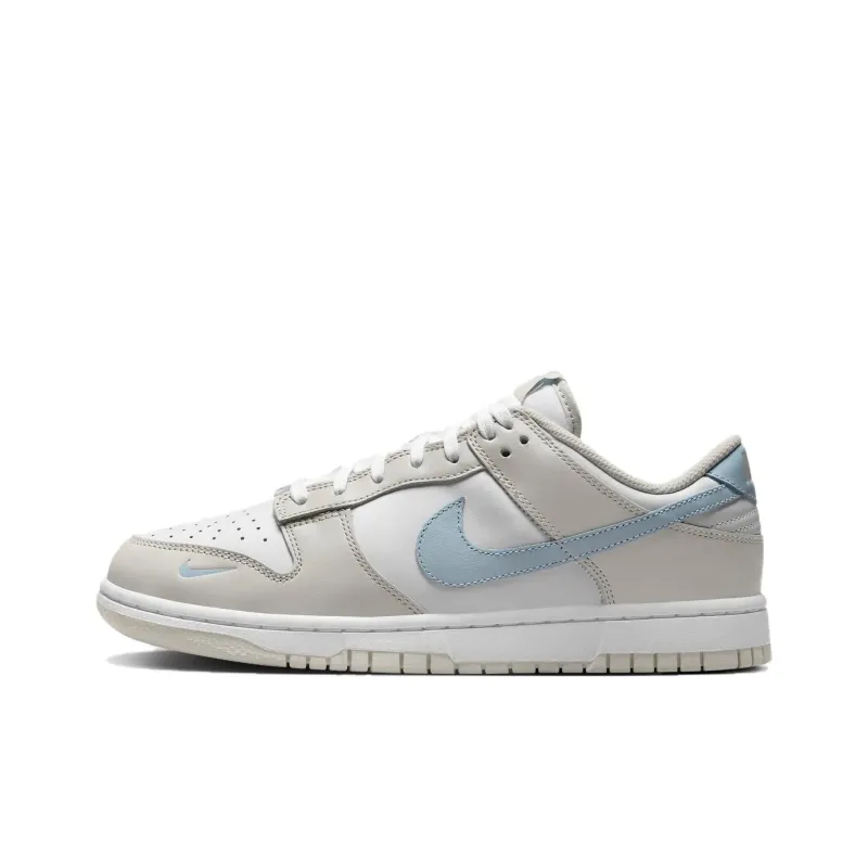 Nike Dunk Low Light Bone Armory Blue Women's-0
