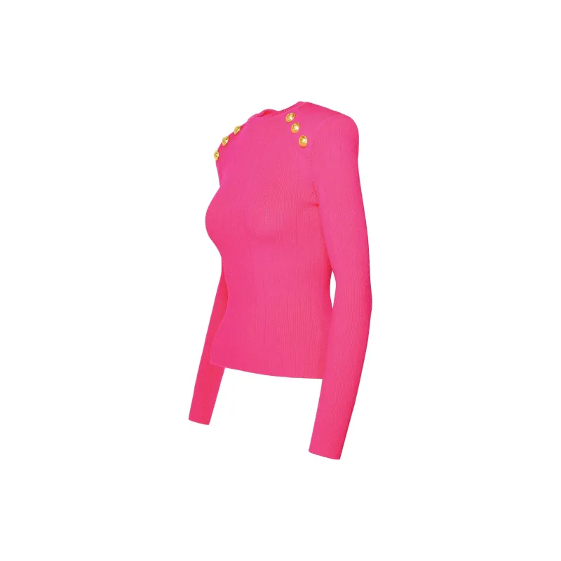 BALMAIN Sweaters Women's Pink-2