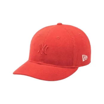 New Era Corduroy Baseball Caps Unisex Orange Red