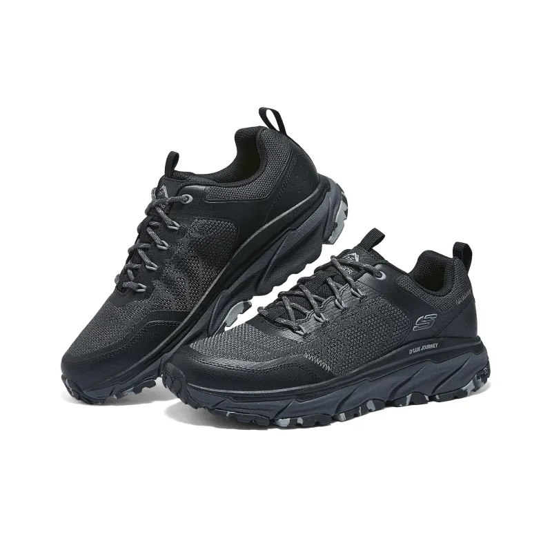 Skechers Lanyin Collection Low Top Casual Shoes Men's Black-3