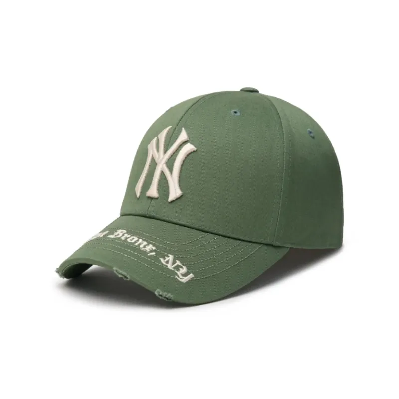MLB Cotton Polyester Baseball Caps Women's Green-0